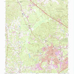 United States Geological Survey Cary, NC (1973, 24000-Scale) digital map