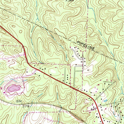 United States Geological Survey Cary, NC (1973, 24000-Scale) digital map