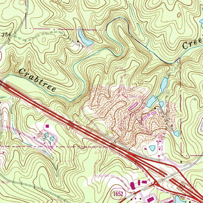 United States Geological Survey Cary, NC (1973, 24000-Scale) digital map