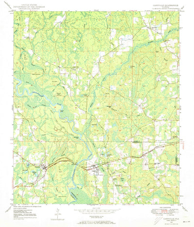 United States Geological Survey Caryville, FL (1949, 24000-Scale) digital map