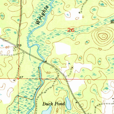 United States Geological Survey Caryville, FL (1949, 24000-Scale) digital map