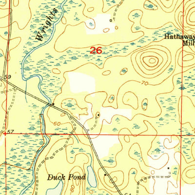 United States Geological Survey Caryville, FL (1950, 24000-Scale) digital map