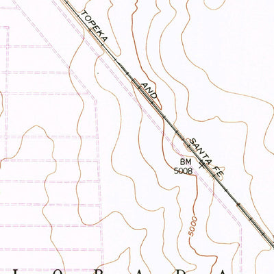 United States Geological Survey Casa Colorada, NM (1952, 24000-Scale) digital map
