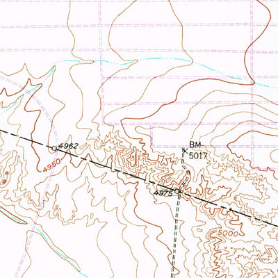 United States Geological Survey Casa Colorada, NM (1952, 24000-Scale) digital map
