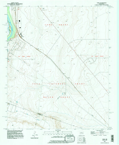 United States Geological Survey Casa Colorada, NM (1991, 24000-Scale) digital map