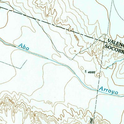 United States Geological Survey Casa Colorada, NM (1991, 24000-Scale) digital map
