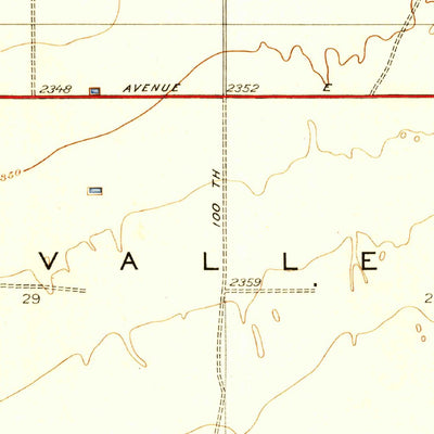 United States Geological Survey Casa Desierta, CA (1933, 24000-Scale) digital map