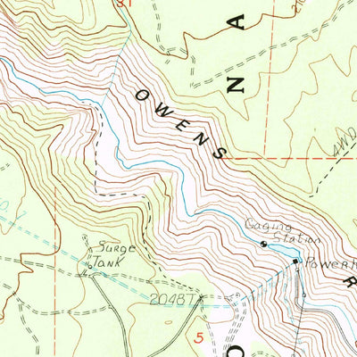 United States Geological Survey Casa Diablo Mountain, CA (1984, 24000-Scale) digital map