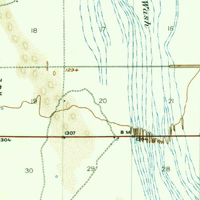 United States Geological Survey Casa Grande, AZ (1922, 62500-Scale) digital map