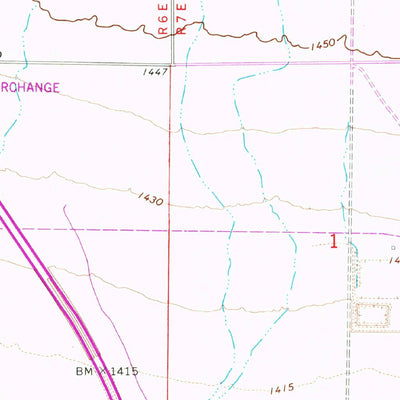 United States Geological Survey Casa Grande East, AZ (1965, 24000-Scale) digital map