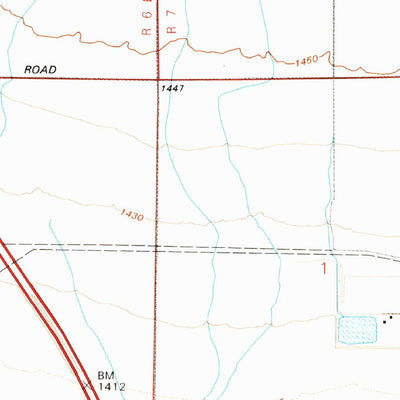 United States Geological Survey Casa Grande East, AZ (1992, 24000-Scale) digital map