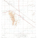 United States Geological Survey Casa Grande Mountains, AZ (1992, 24000-Scale) digital map