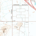 United States Geological Survey Casa Grande Mountains, AZ (1992, 24000-Scale) digital map