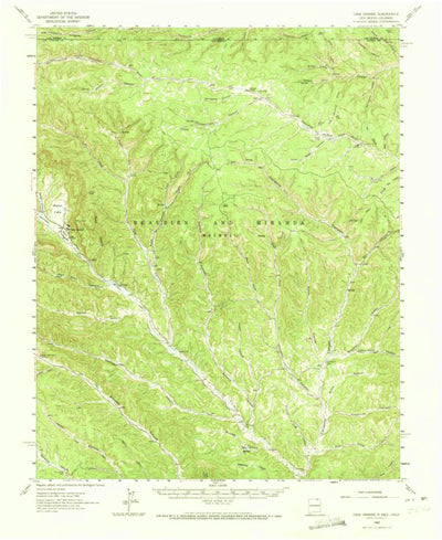 United States Geological Survey Casa Grande, NM-CO (1962, 62500-Scale) digital map