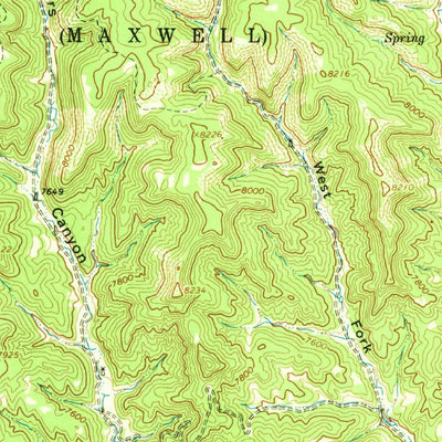 United States Geological Survey Casa Grande, NM-CO (1962, 62500-Scale) digital map