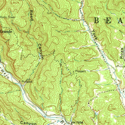 United States Geological Survey Casa Grande, NM-CO (1962, 62500-Scale) digital map