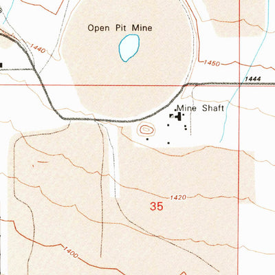 United States Geological Survey Casa Grande West, AZ (1992, 24000-Scale) digital map
