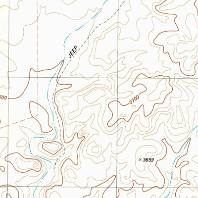 United States Geological Survey Casa Piedra, TX (1983, 24000-Scale) digital map