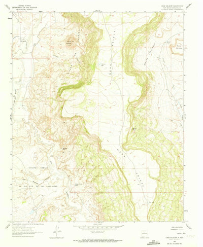 United States Geological Survey Casa Salazar, NM (1961, 24000-Scale) digital map