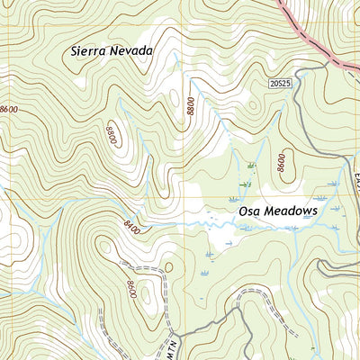 United States Geological Survey Casa Vieja Meadows, CA (2021, 24000-Scale) digital map