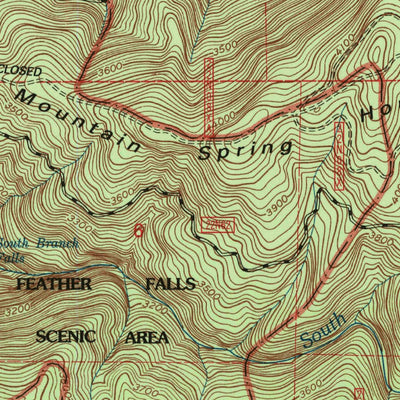 United States Geological Survey Cascade, CA (1994, 24000-Scale) digital map