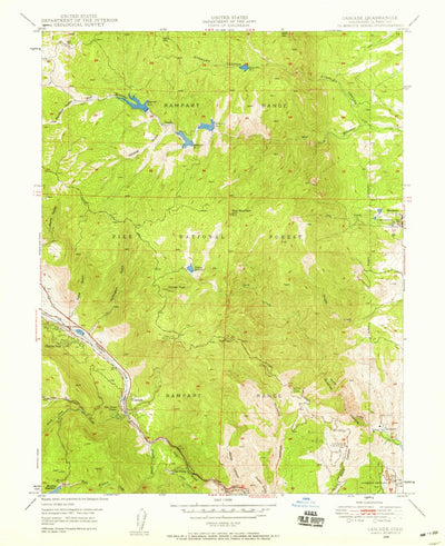 United States Geological Survey Cascade, CO (1948, 24000-Scale) digital map