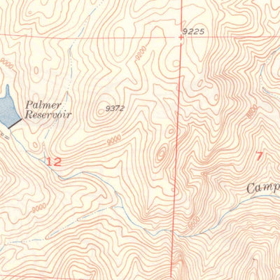 United States Geological Survey Cascade, CO (1950, 24000-Scale) digital map