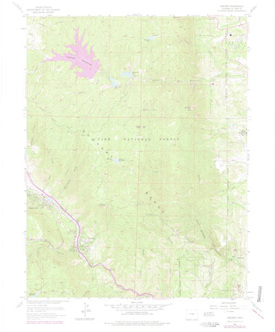 United States Geological Survey Cascade, CO (1961, 24000-Scale) digital map
