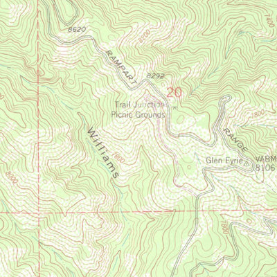 United States Geological Survey Cascade, CO (1961, 24000-Scale) digital map