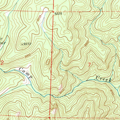 United States Geological Survey Cascade, CO (1986, 24000-Scale) digital map