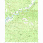 United States Geological Survey Cascade Gorge, OR (1988, 24000-Scale) digital map