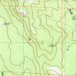 United States Geological Survey Cascade Gorge, OR (1988, 24000-Scale) digital map