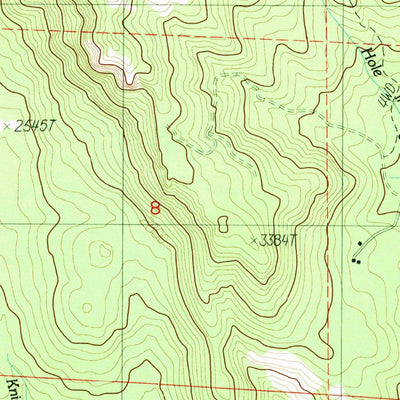 United States Geological Survey Cascade Gorge, OR (1988, 24000-Scale) digital map
