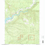 United States Geological Survey Cascade Gorge, OR (1997, 24000-Scale) digital map