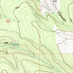 United States Geological Survey Cascade Gorge, OR (1997, 24000-Scale) digital map