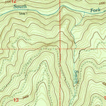 United States Geological Survey Cascade Gorge, OR (1997, 24000-Scale) digital map