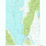United States Geological Survey Cascade, ID (1985, 24000-Scale) digital map