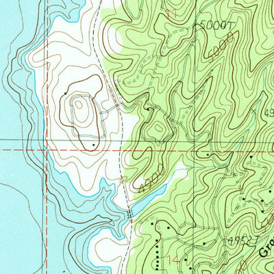United States Geological Survey Cascade, ID (1985, 24000-Scale) digital map