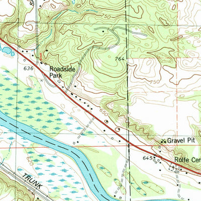 United States Geological Survey Cascade, MI (1978, 24000-Scale) digital map