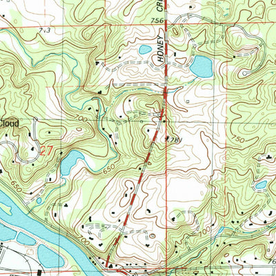 United States Geological Survey Cascade, MI (1978, 24000-Scale) digital map
