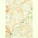 United States Geological Survey Cascade, MT (1951, 62500-Scale) digital map