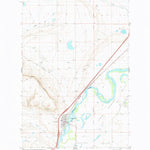 United States Geological Survey Cascade, MT (1983, 24000-Scale) digital map