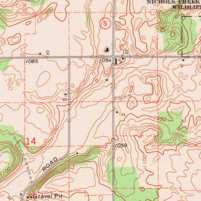 United States Geological Survey Cascade, WI (1974, 24000-Scale) digital map