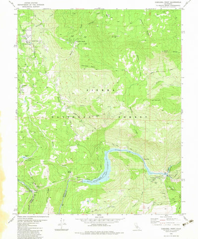 United States Geological Survey Cascadel Point, CA (1982, 24000-Scale) digital map