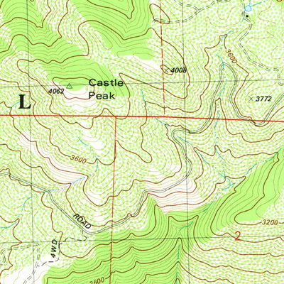 United States Geological Survey Cascadel Point, CA (1982, 24000-Scale) digital map