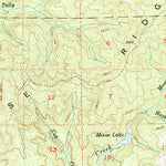 United States Geological Survey Cascadia, OR (1955, 62500-Scale) digital map