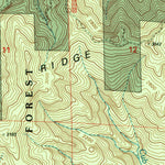 United States Geological Survey Cascadia, OR (1994, 24000-Scale) digital map