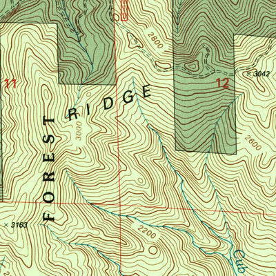 United States Geological Survey Cascadia, OR (1994, 24000-Scale) digital map