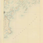 United States Geological Survey Casco Bay, ME (1893, 62500-Scale) digital map