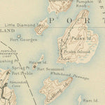 United States Geological Survey Casco Bay, ME (1893, 62500-Scale) digital map